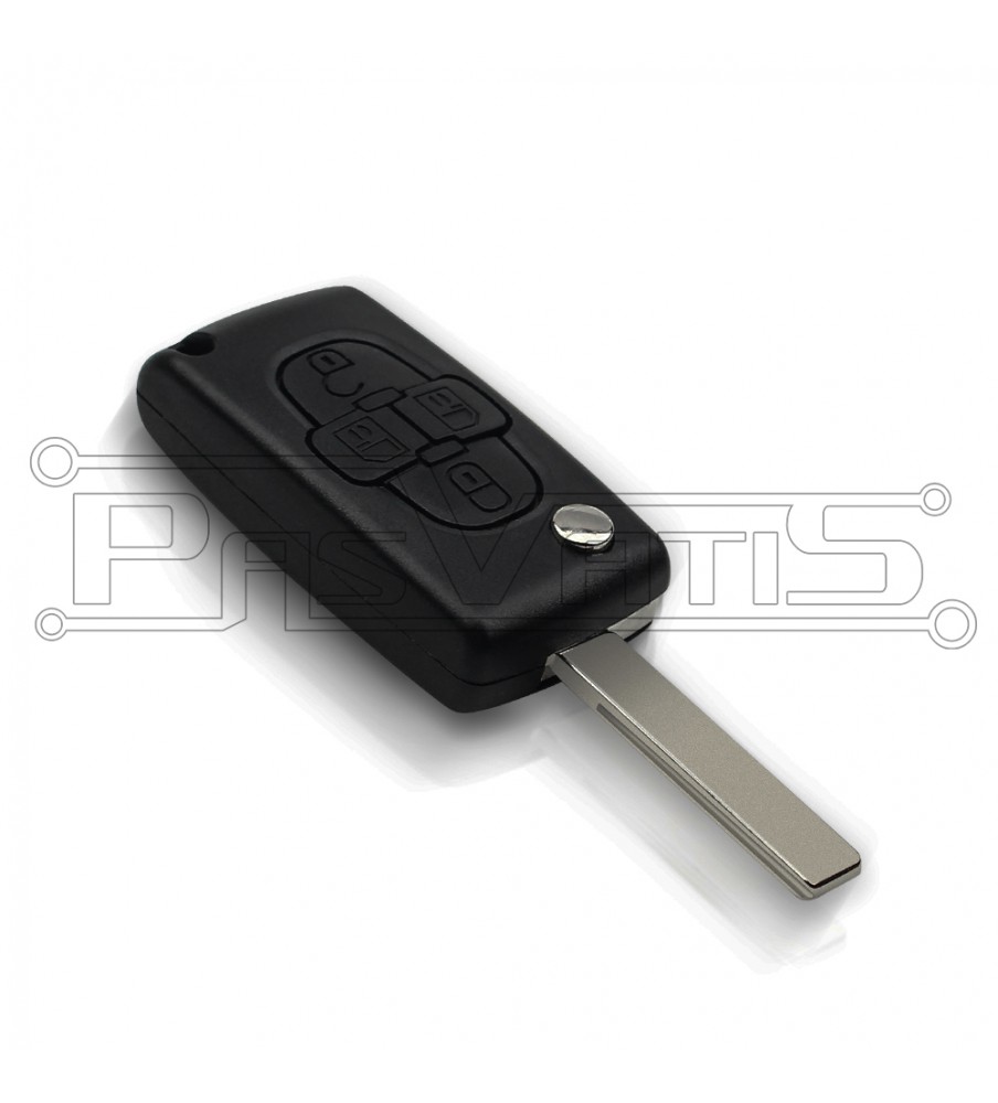 807 -14 αναδιπλούμενο τηλεχειριστήριο με 4 κουμπιά