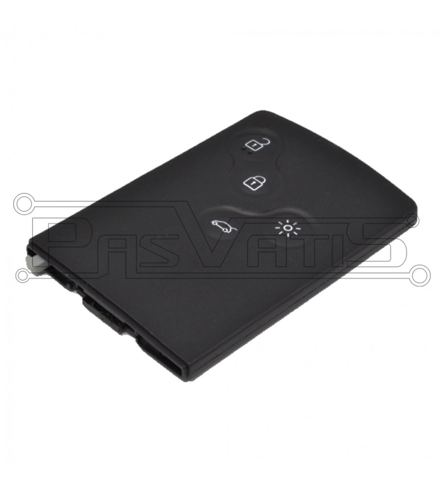 Laguna/ Megane/ Scenic/ Fluence/ Grance Scenic -16 4 button card 433 Mhz