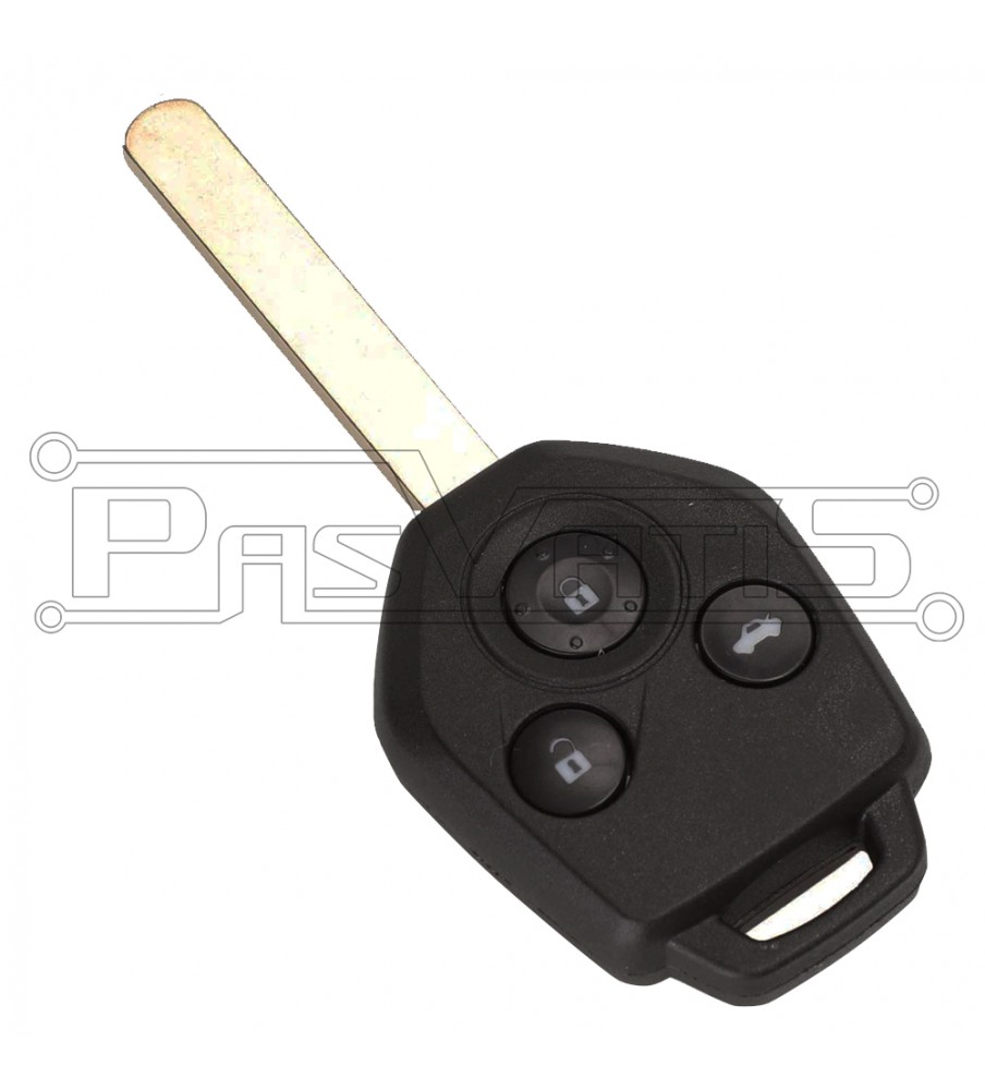 Subaru Forester/ Impreza/ Outback -14 3 button remote 433 Mhz