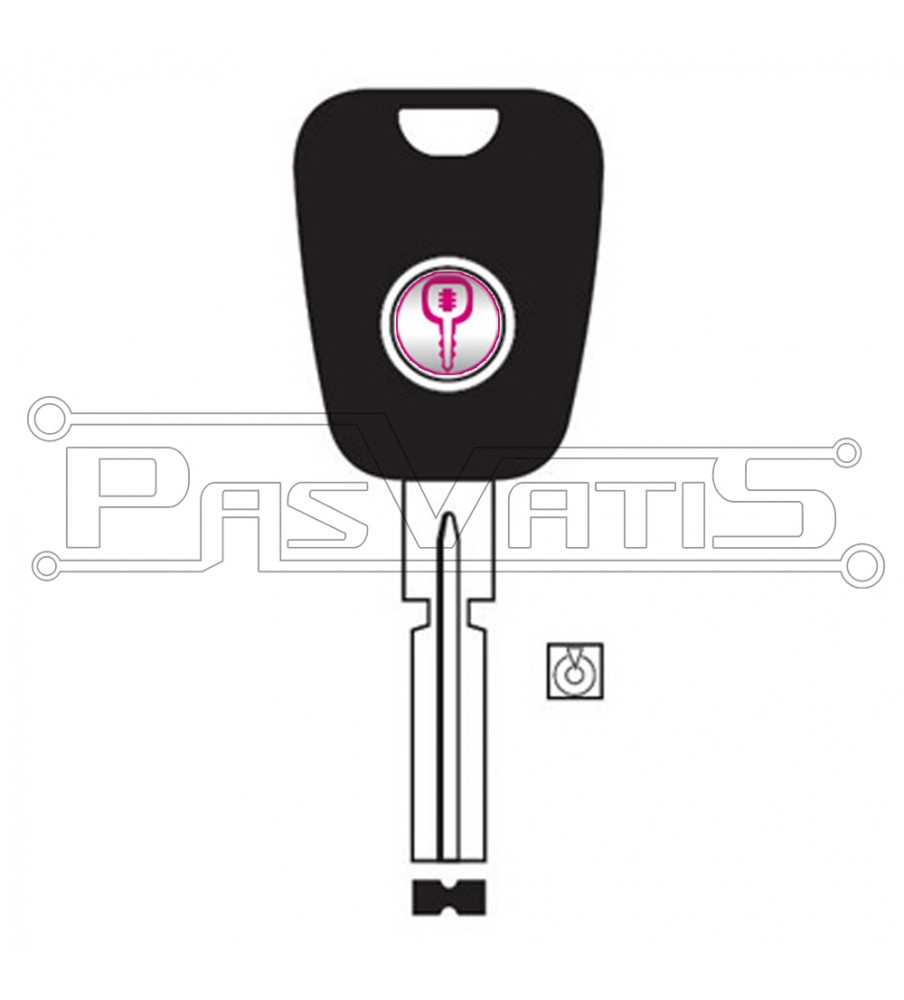 HU58 transponder key for BMW