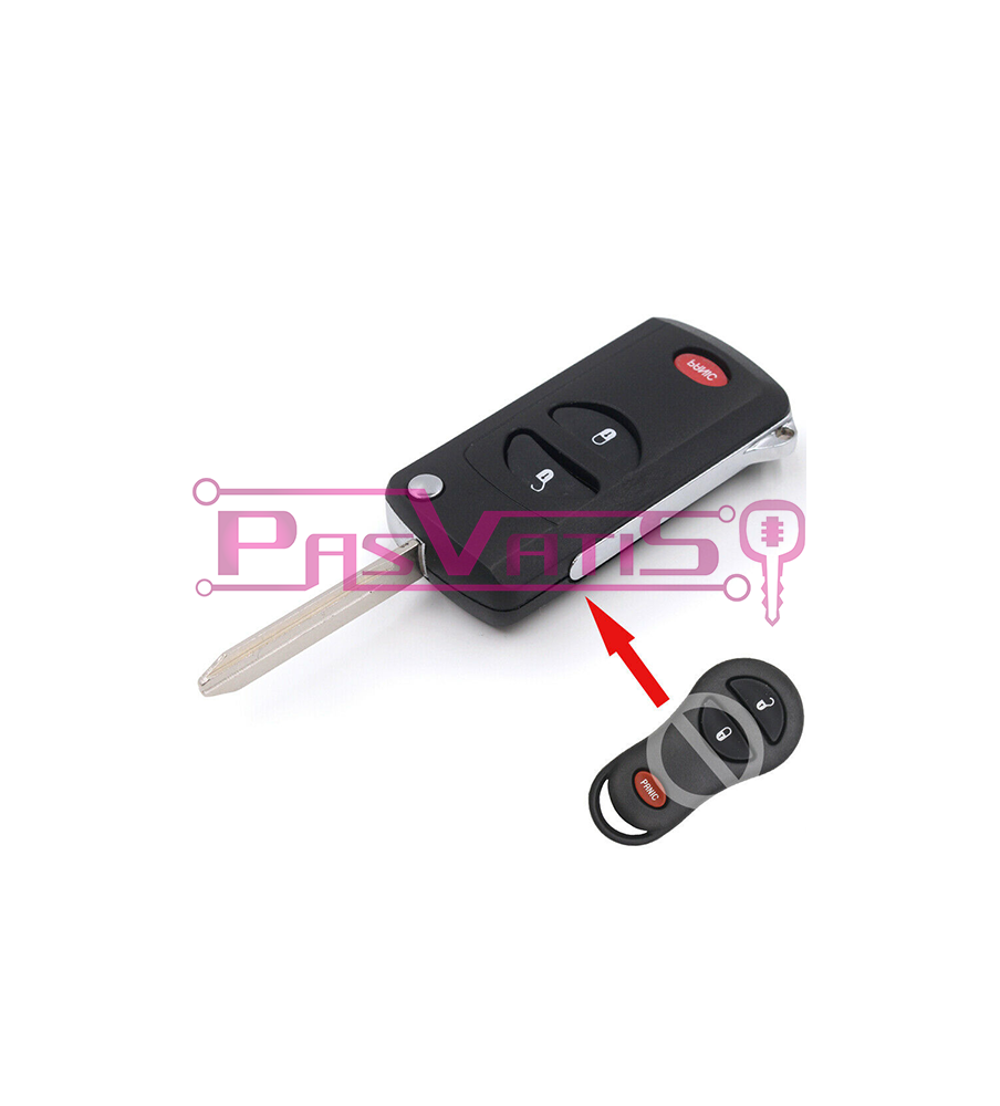 Κέλυφος με 2 κουμπιά μετατροπής σε αναδιπλούμενο CY22