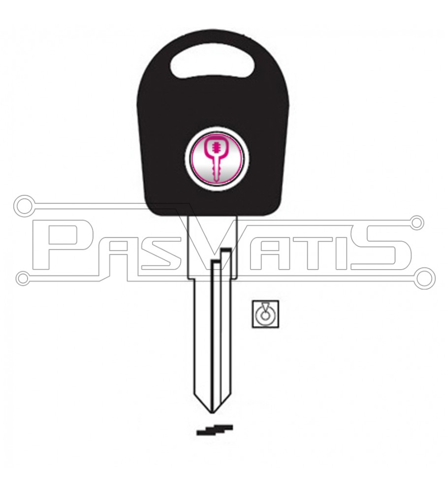 HU49 transponder key for Seat