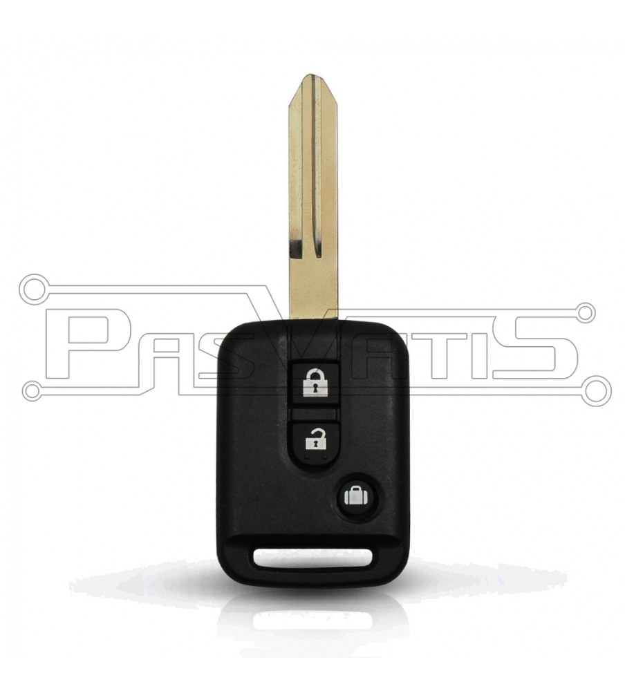 NSN14 3 button remote case for Nissan