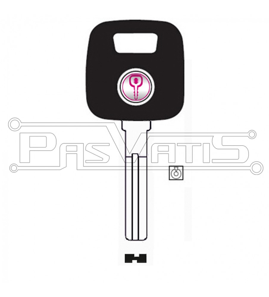 Volvo κλειδί με υποδοχή για transponder NE66R