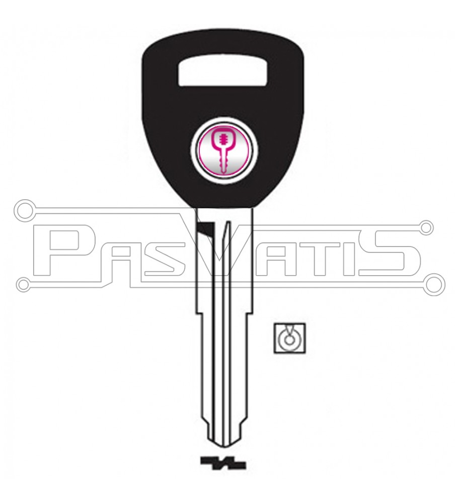 Proton κλειδί με υποδοχή για transponder