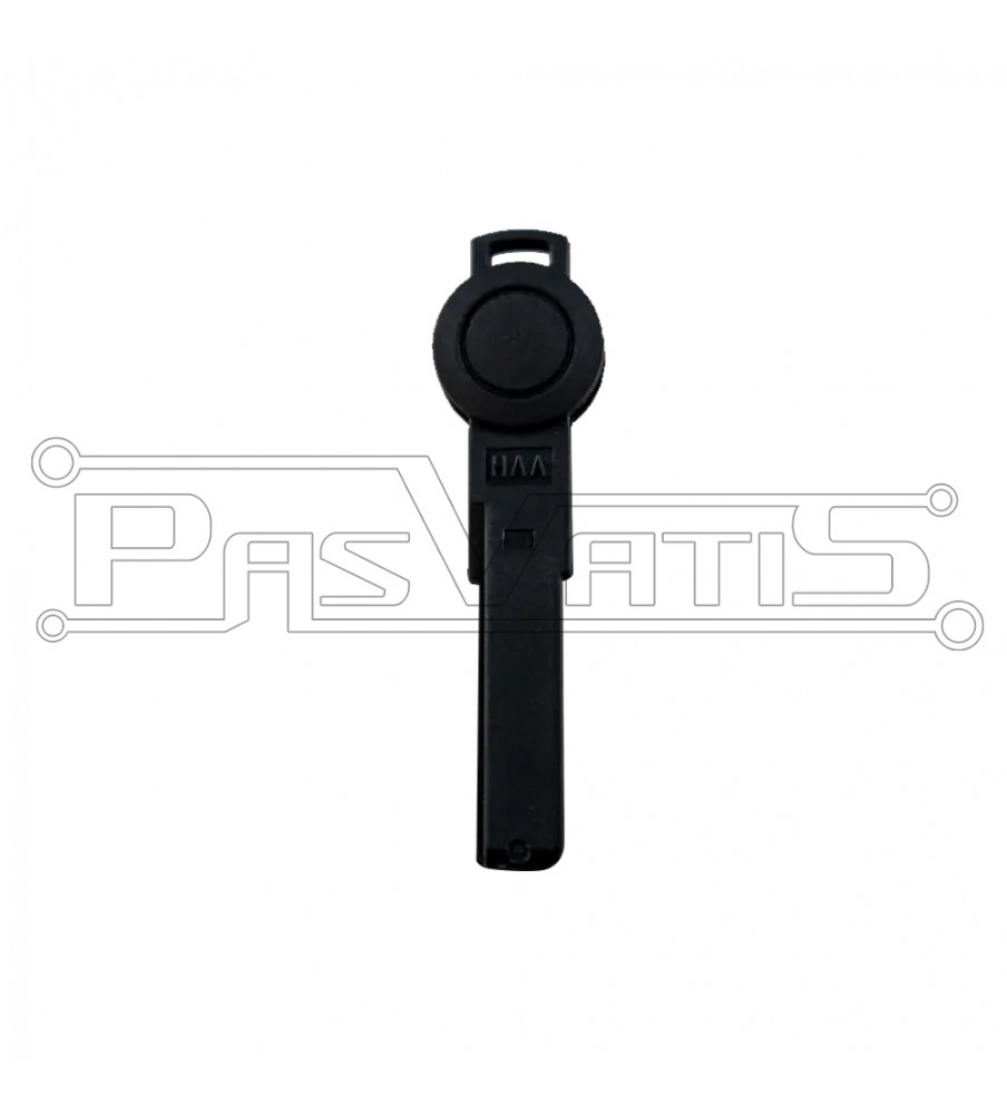 plastic transponder key blank HU66 for AUDI
