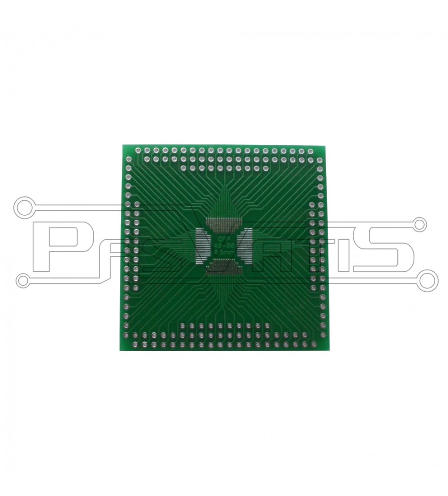 QFP80UNI - Universal For MCU QFP80 (for soldering)