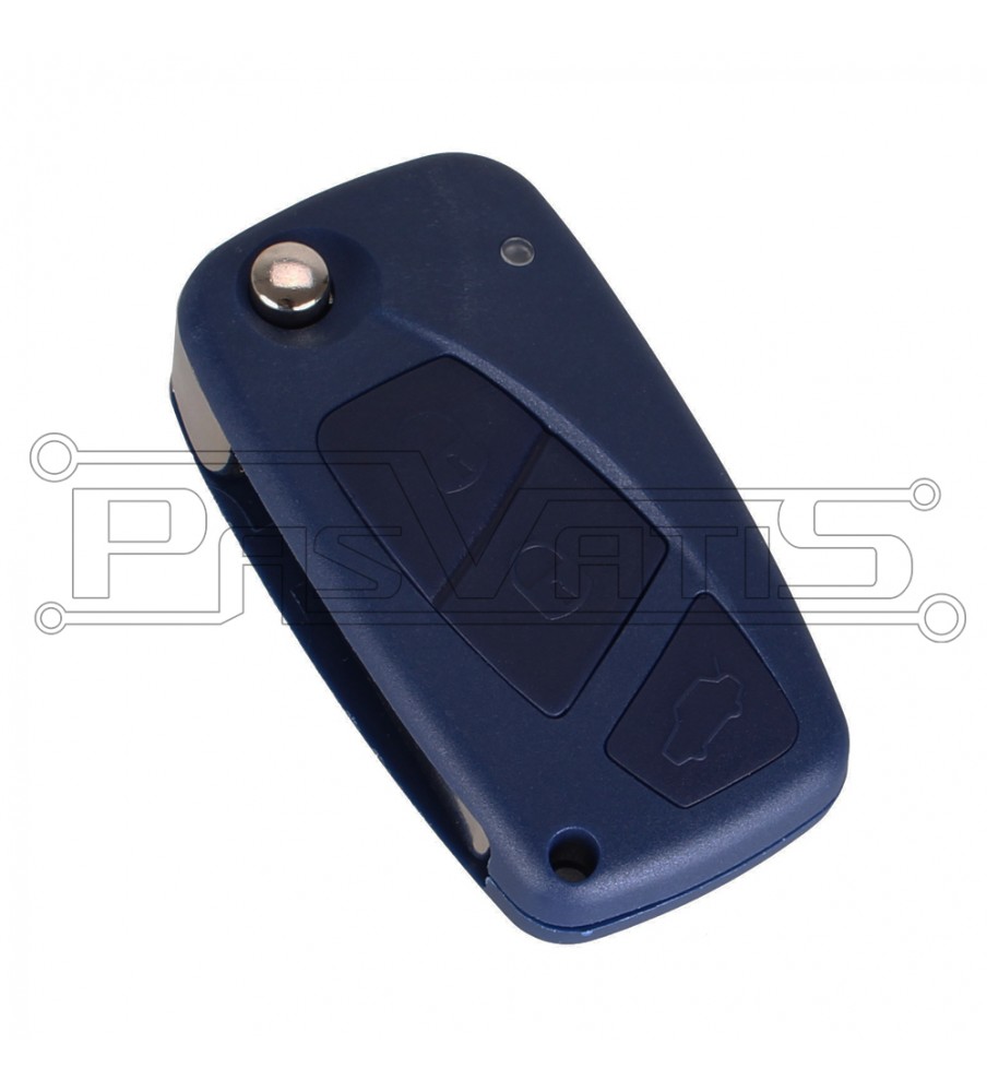 SIP22 3 button flip remote case for Fiat (car symbol)