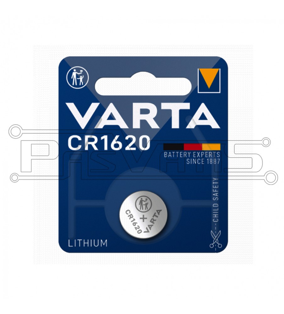 CR1620 μπαταρία λιθίου VARTA (συσκευασία 1 τεμαχίου)