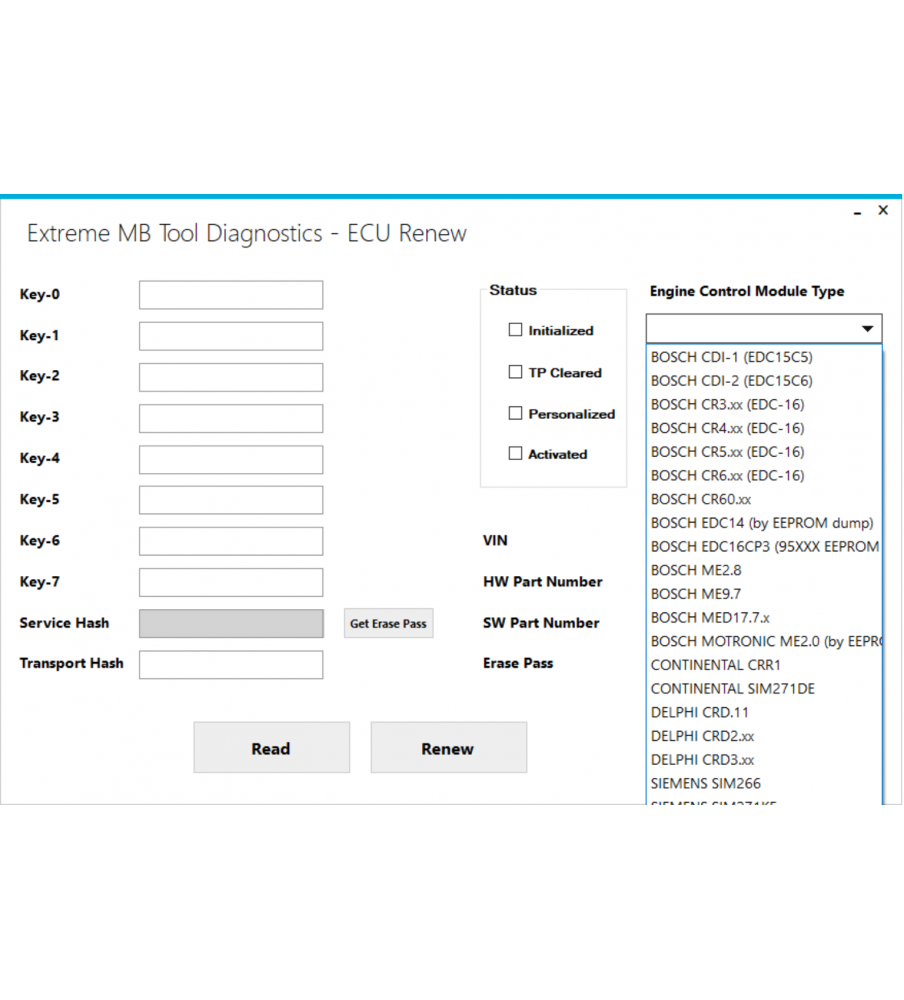 SimpleDiag Licence SD03 - Extreme MB renew tool
