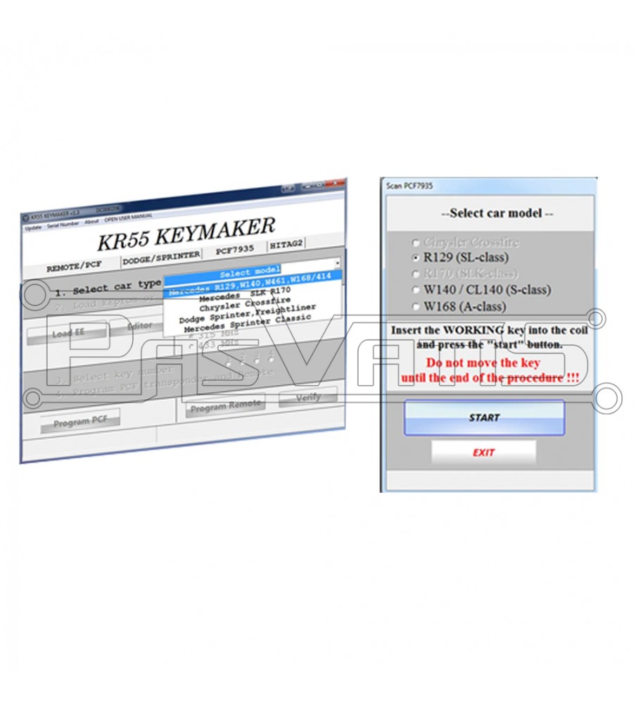 Scan PCF 7935 license