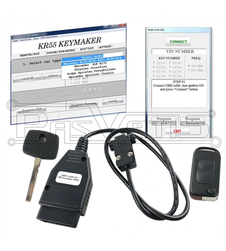 Scan OBDII License W168 W414