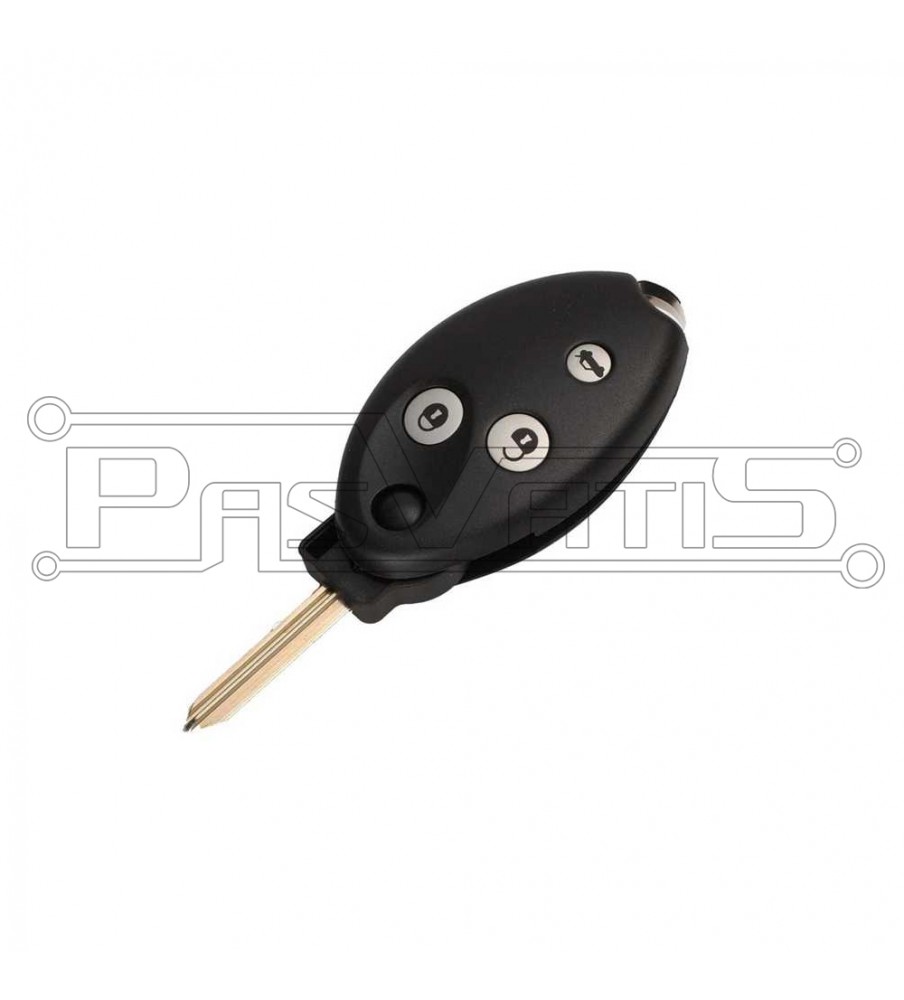 3 button flip remote case SX9 for Citroen