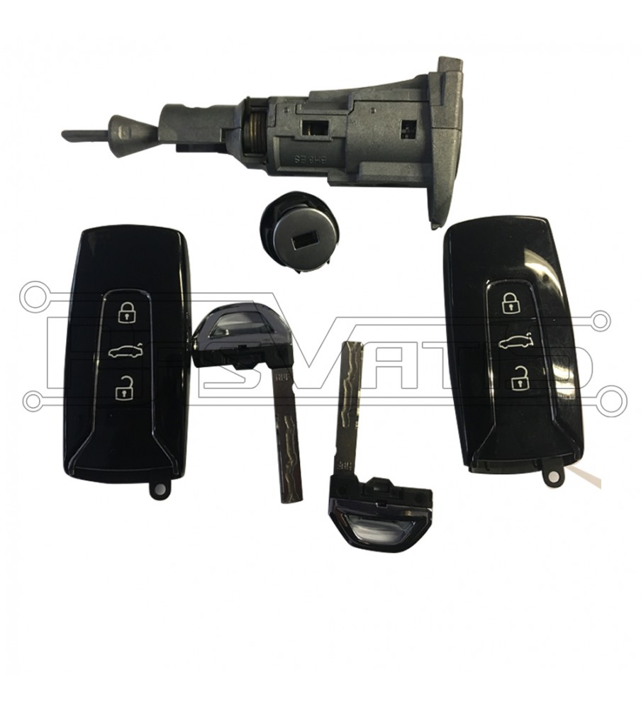 Touareg lockset keyless 760800375F for VW