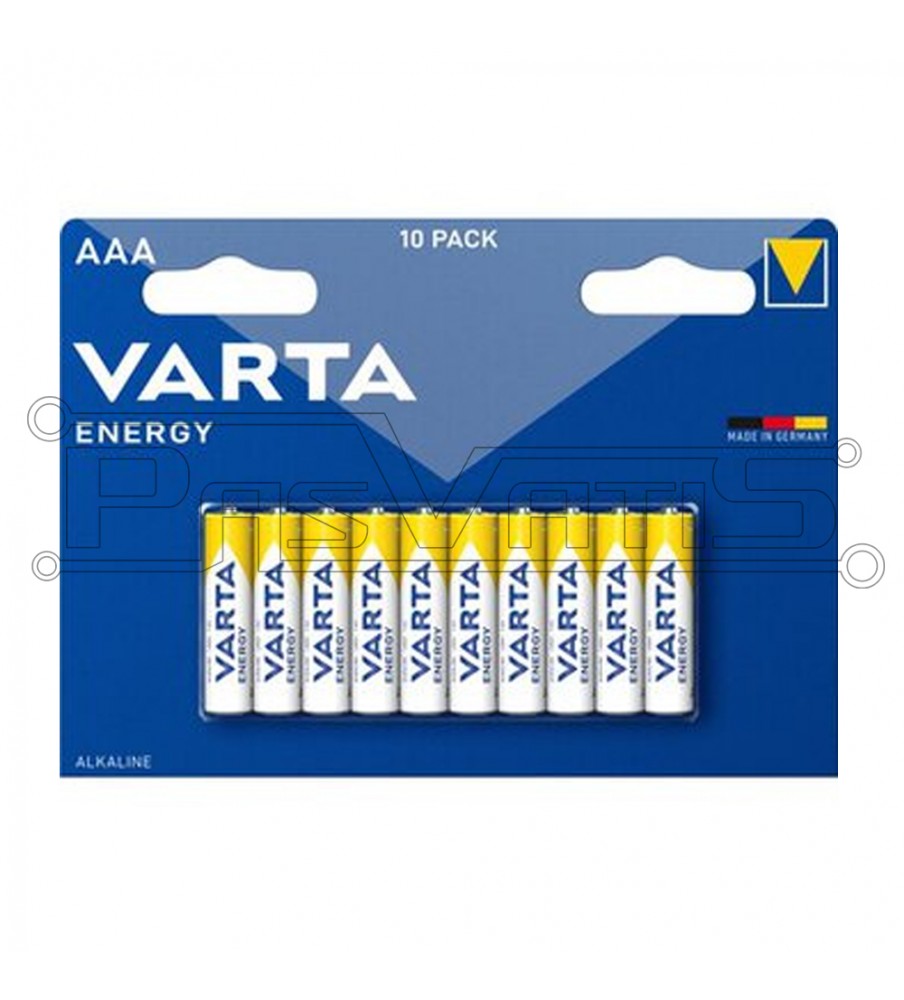 AAA alkaline battery ENERGY VARTA (pack of 10)