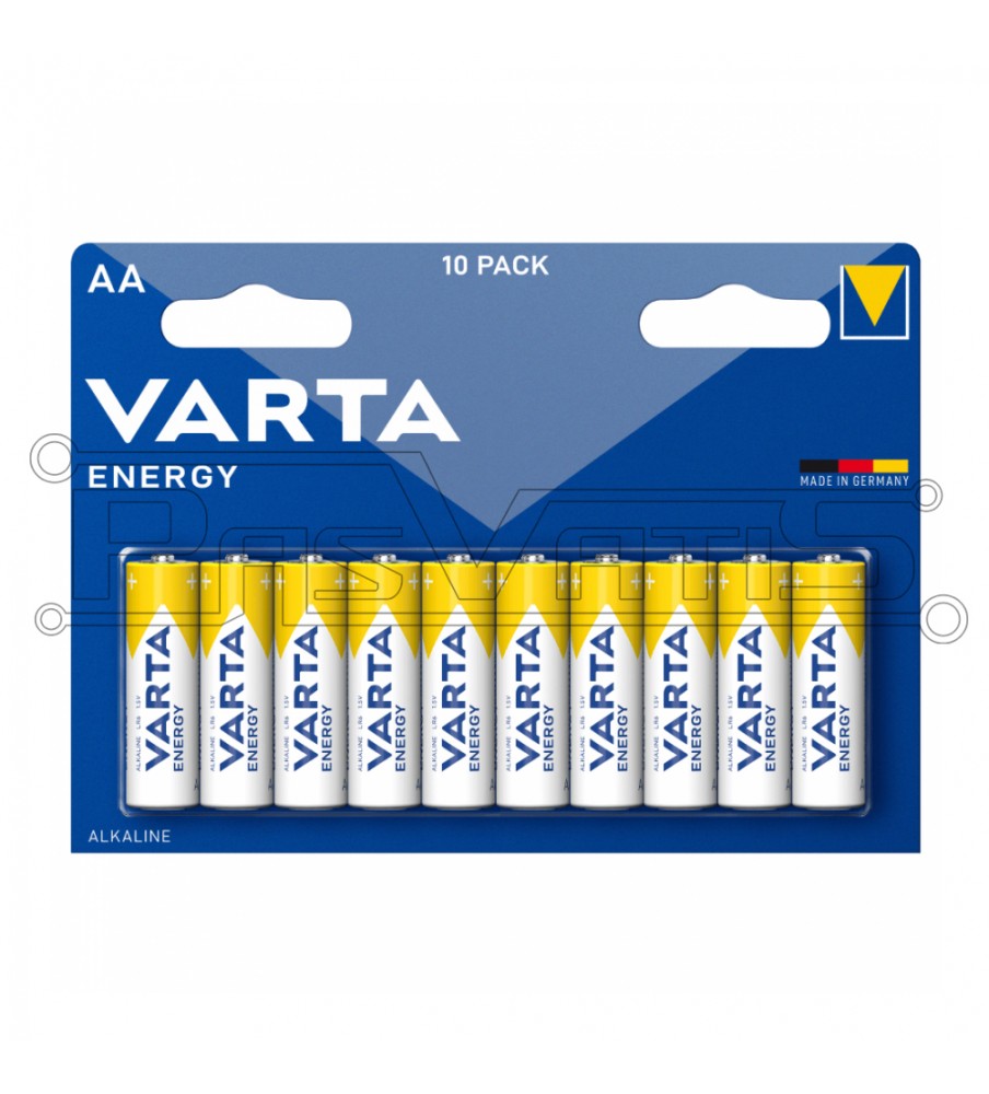 AA alkaline battery ENERGY VARTA (pack of 10)