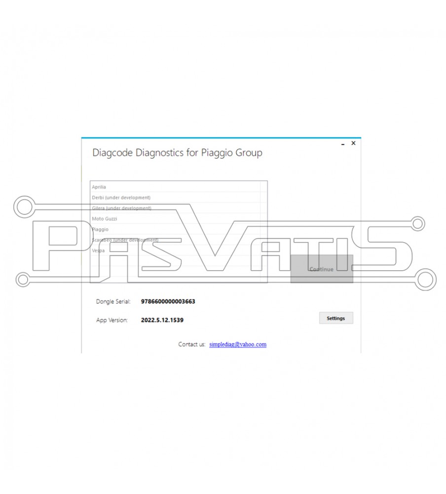 SimpleDiag Licence SD22 + SD22.1